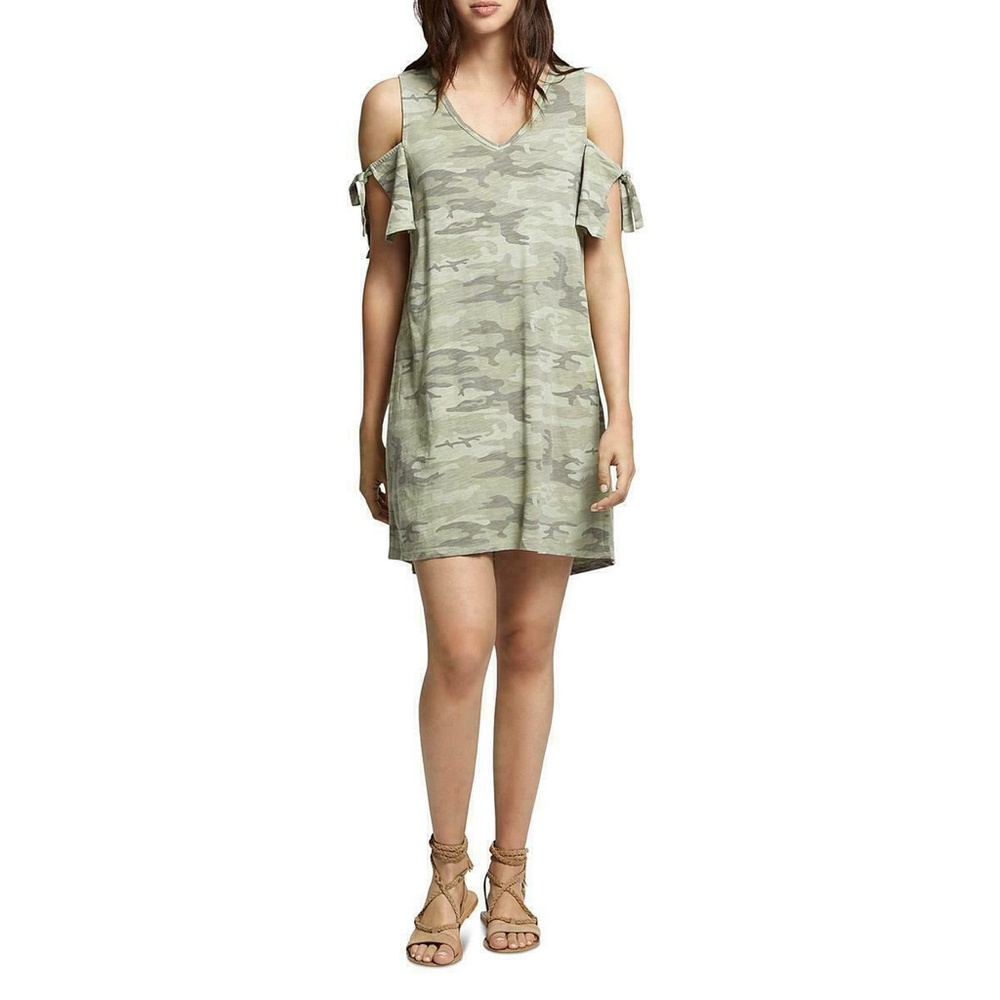Sanctuary Cold Shoulder Camo dress